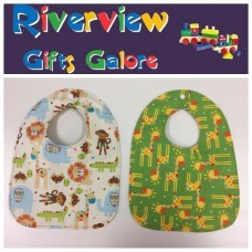 Reversible Bib - Savannah Animals Reversible Bib - Savannah Animals
